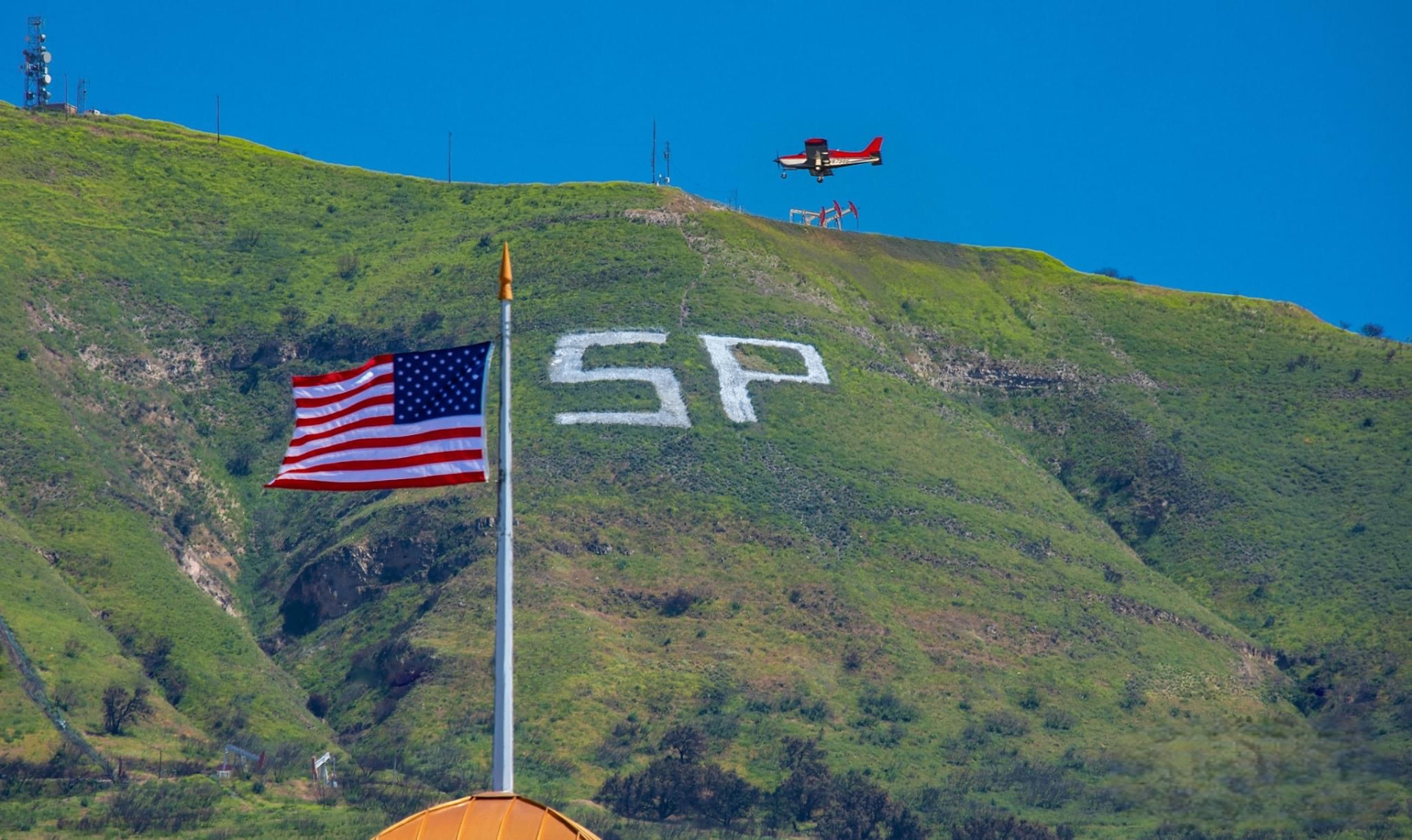 Santa Paula SP hill landmark